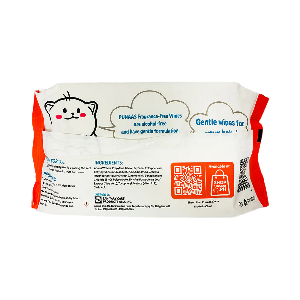 Punaas Fragrance Free Wipes - Image 2