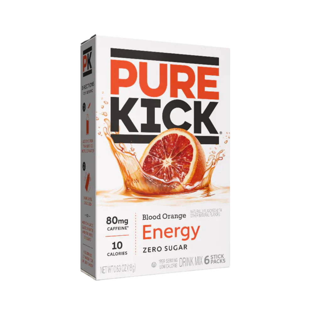 Pure Kick Blood Orange Energy Zero Sugar 18g - Image 2