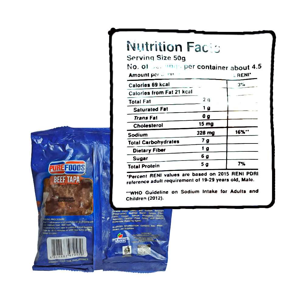 Purefoods Beef Tapa 220g - Image 2