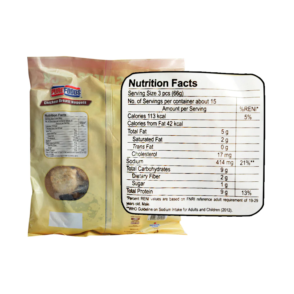 Purefoods Chicken Breast Nuggets 1kg - Image 2