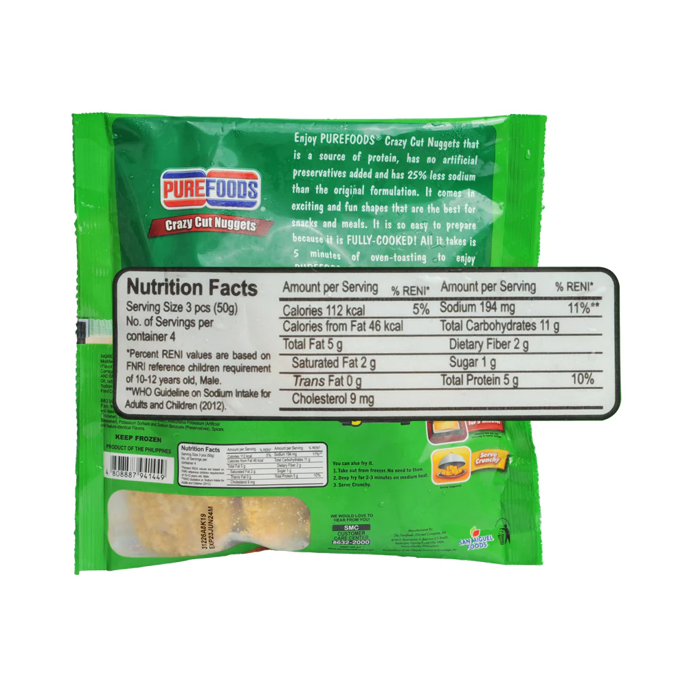 Purefoods Chicken Fun Nuggets With BBQ Sauce 200g - Image 2