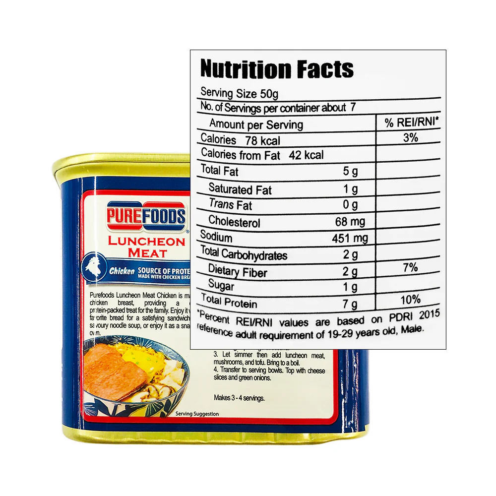 Purefoods Chicken Luncheon Meat 340g - Image 2