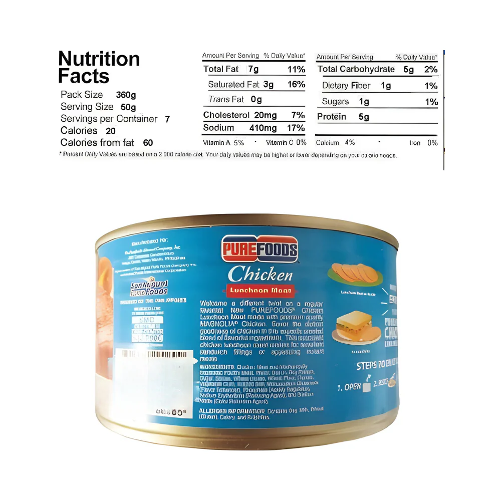 Purefoods Chicken Luncheon Meat 360g - Image 2