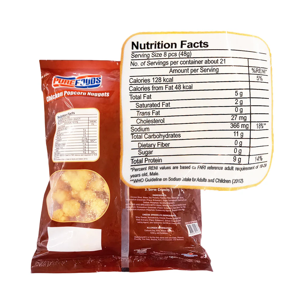 Purefoods Chicken Popcorn Nuggets 1kg - Image 2