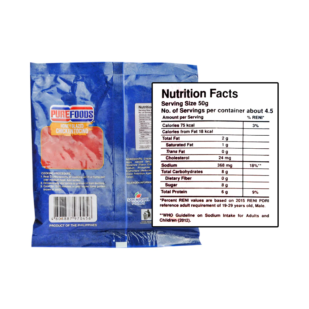 Purefoods Honey Glazed Chicken Tocino 220g - Image 2