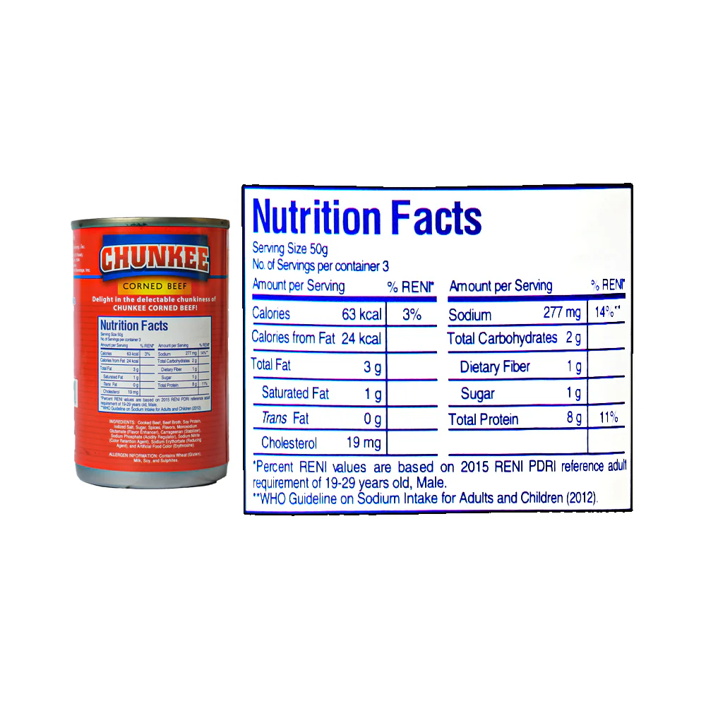 Purefoods Chunkee Corned Beef 150g - Image 3