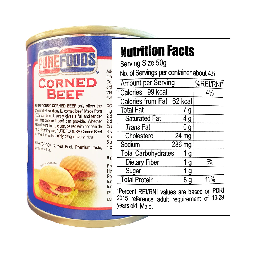Purefoods Corned Beef 210g - Image 2