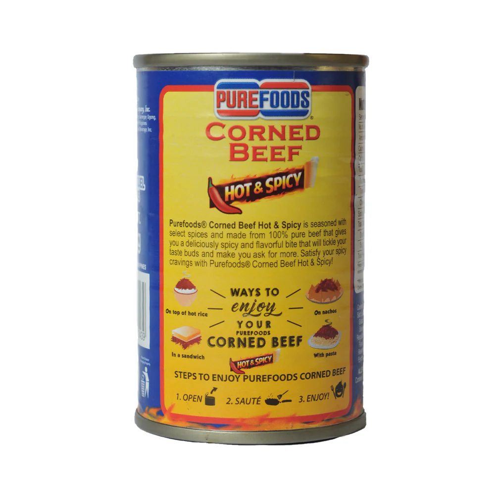 Purefoods Corned Beef Hot And Spicy 150g - Image 2