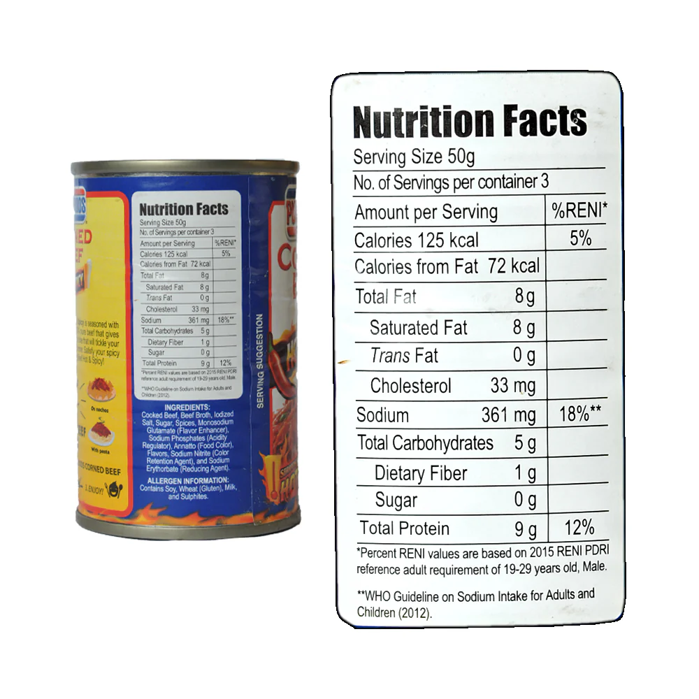 Purefoods Corned Beef Hot And Spicy 150g - Image 3