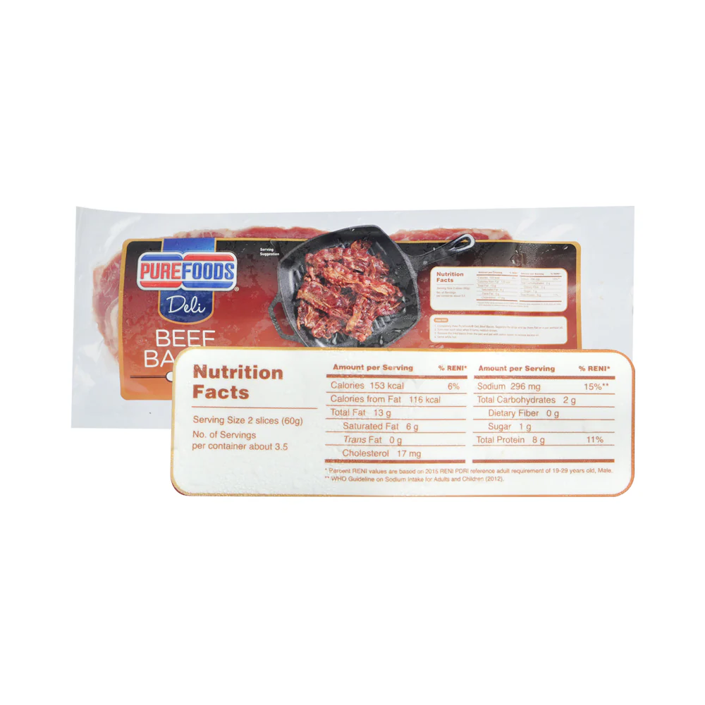 Purefoods Deli Beef Bacon 200g - Image 2
