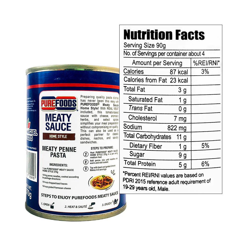 Purefoods Meaty Spaghetti Sauce 370g - Image 2