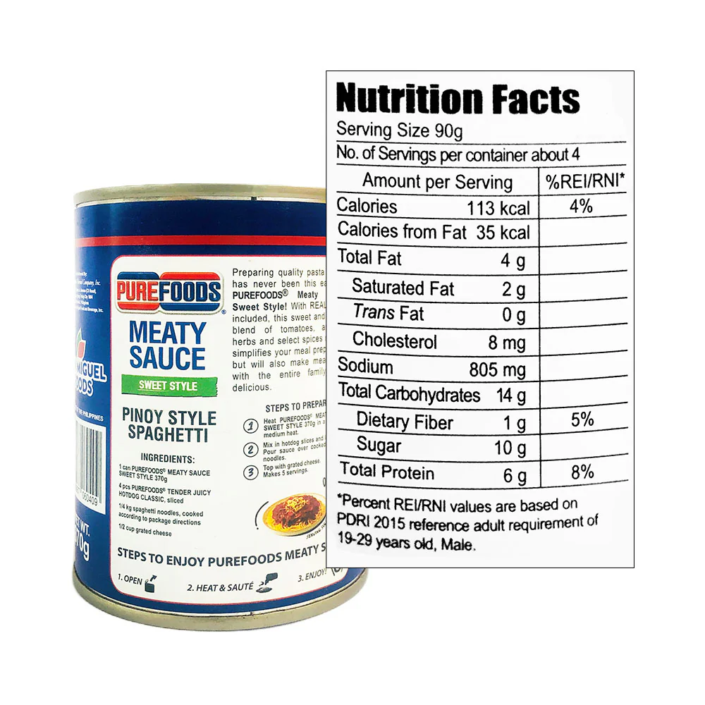 Purefoods Meaty Spaghetti Sauce 370g - Image 4