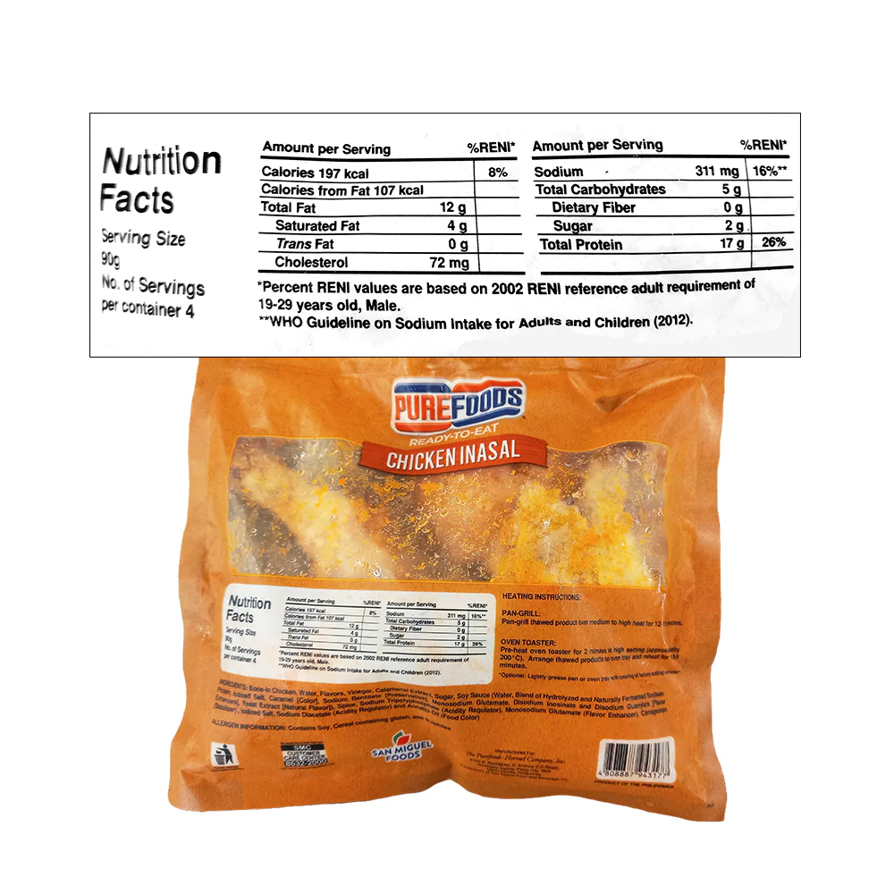 Purefoods Ready-To-Eat Chicken Inasal 360g - Image 2