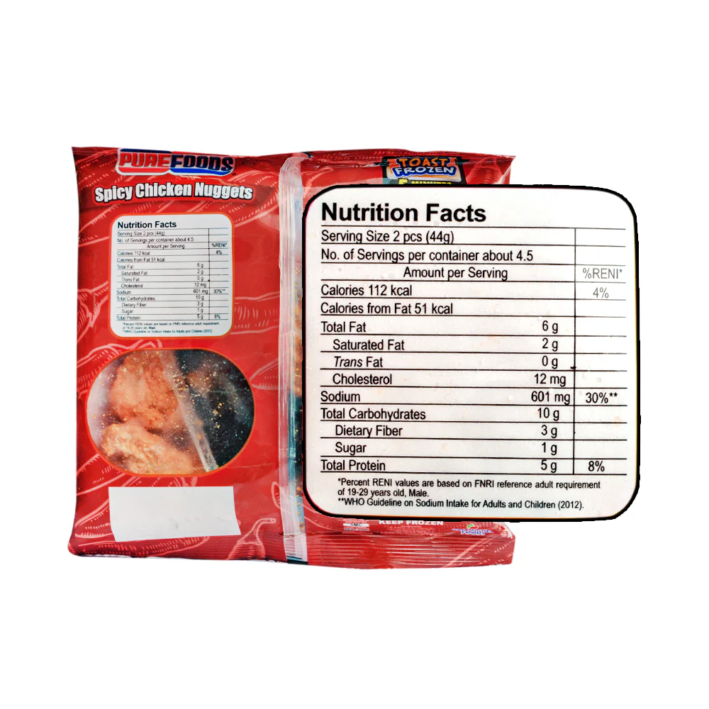 Purefoods Spicy Chicken Nuggets With BBQ Sauce 200g - Image 2
