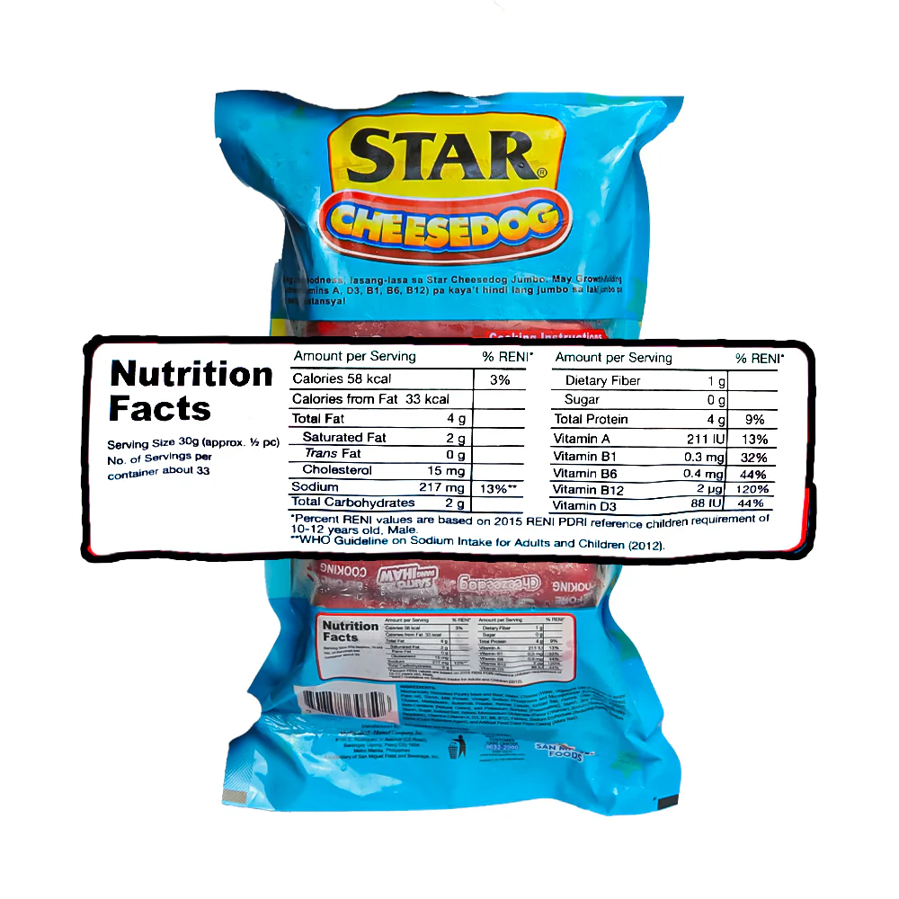 Purefoods Star Cheezeedog Jumbo 1kg - Image 2