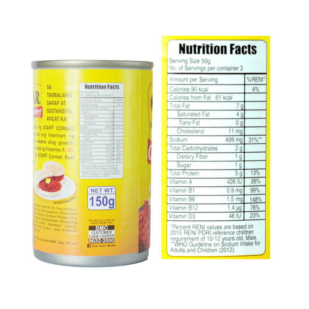 Purefoods Star Corned Beef 150g - Image 2