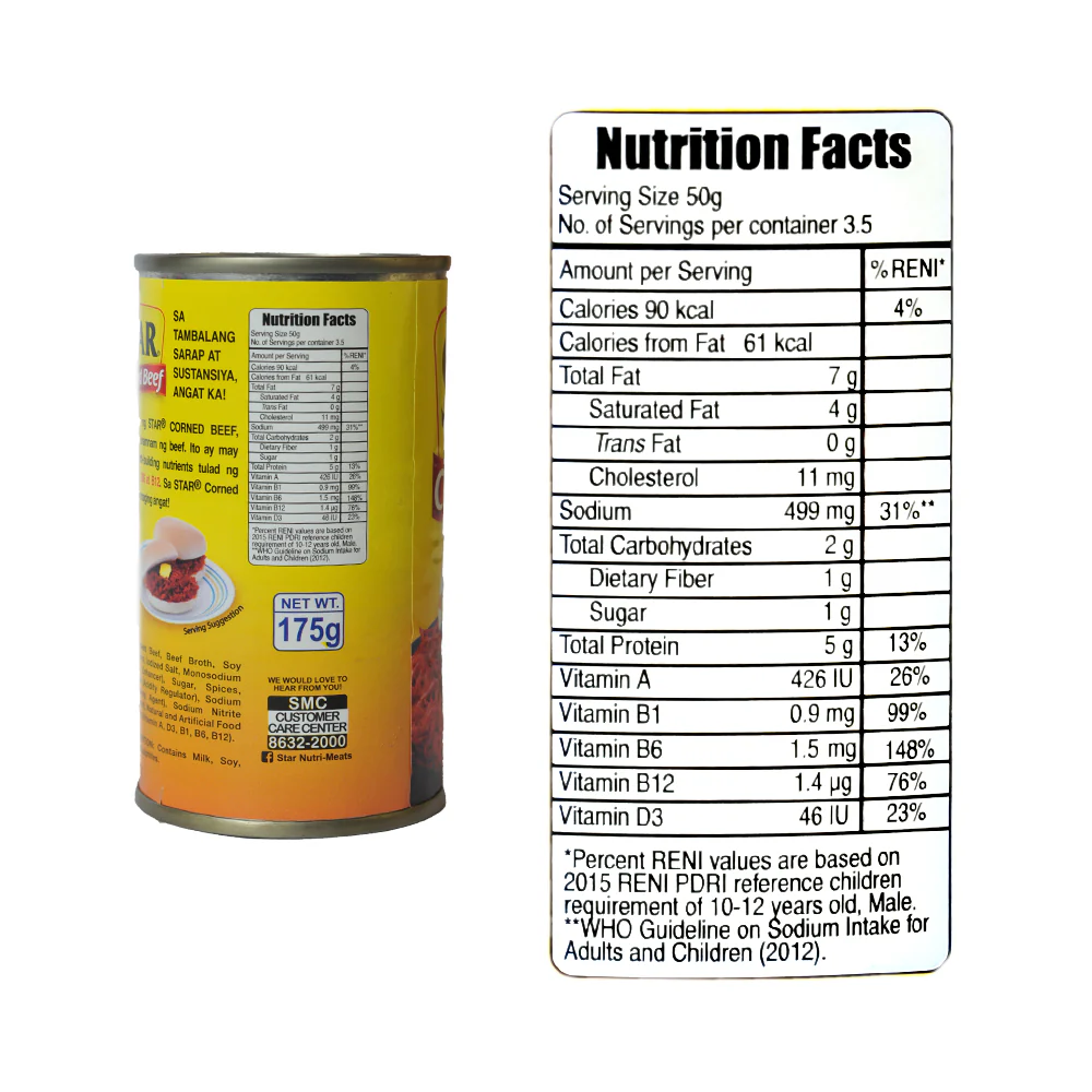 Purefoods Star Corned Beef 175g - Image 3