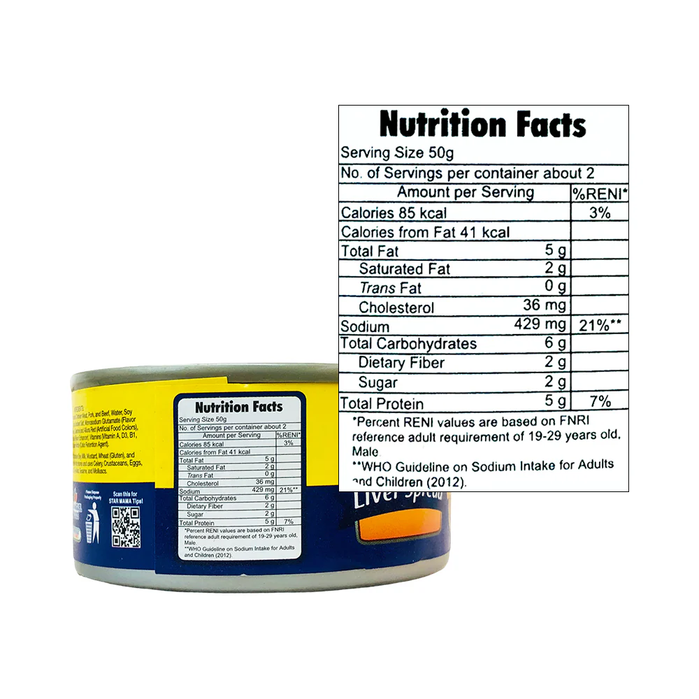 Purefoods Star Nutri-Meats Liver Spread 85g - Image 2
