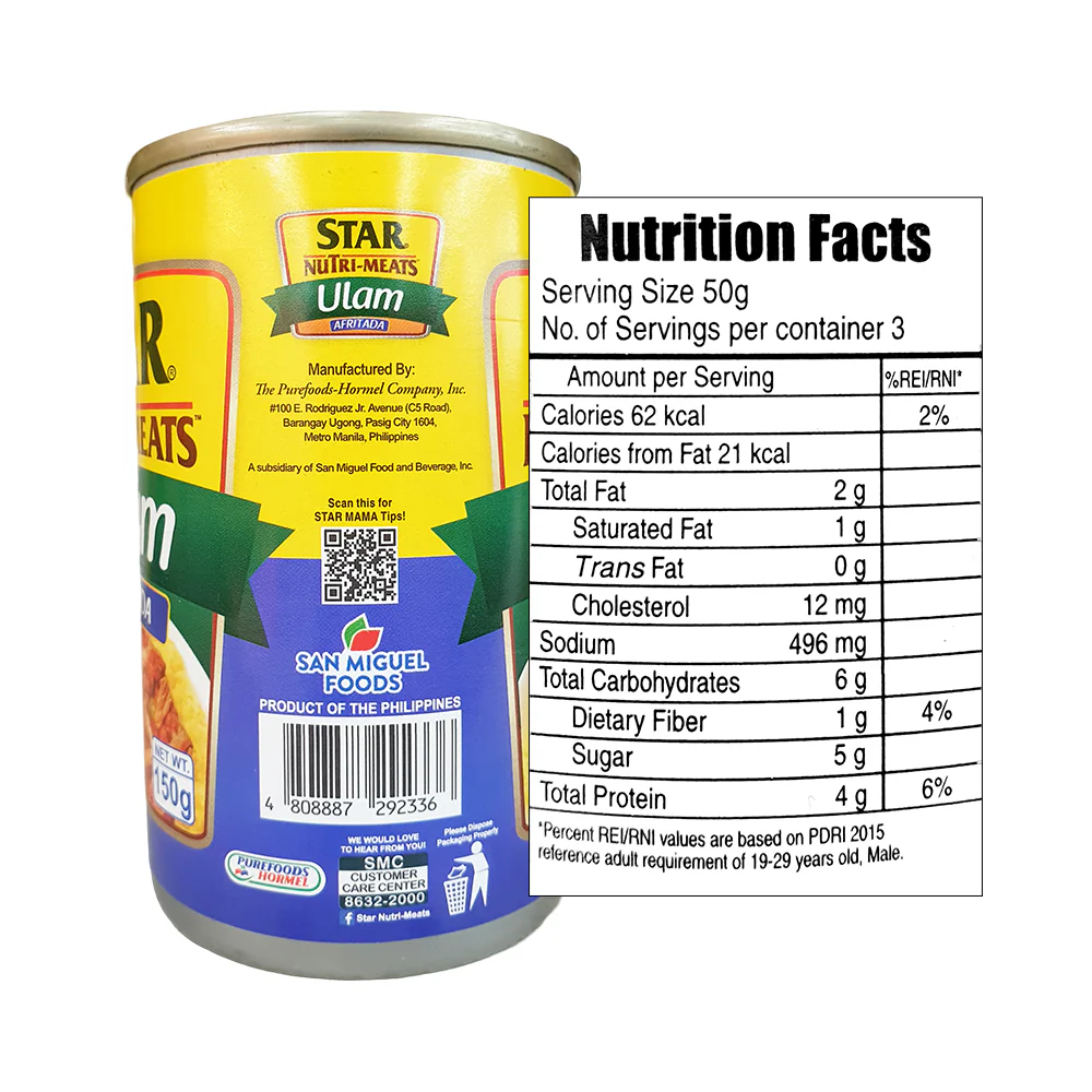 Purefoods Star Nutri-Meats Ulam Afritada 150g - Image 2