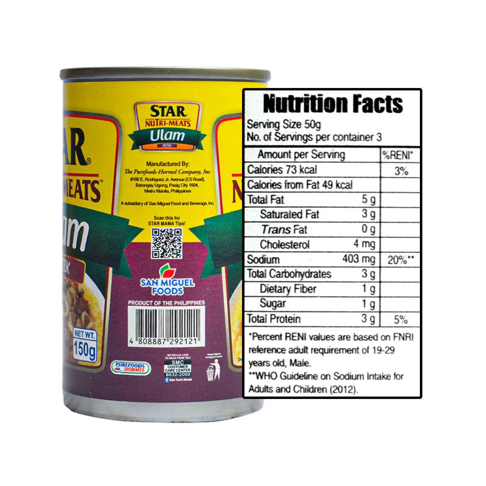 Purefoods Star Nutri-Meats Ulam Bistek 150g - Image 2