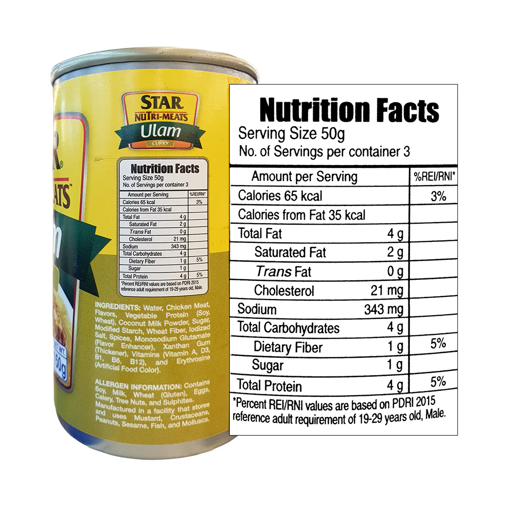 Purefoods Star Nutri-Meats Ulam Curry 150g - Image 2