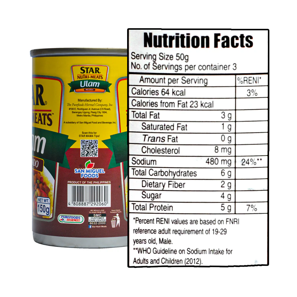 Purefoods Star Nutri-Meats Ulam Mechado 150g - Image 2