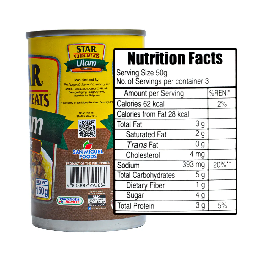 Purefoods Star Nutri-Meats Ulam Pares 150g - Image 2