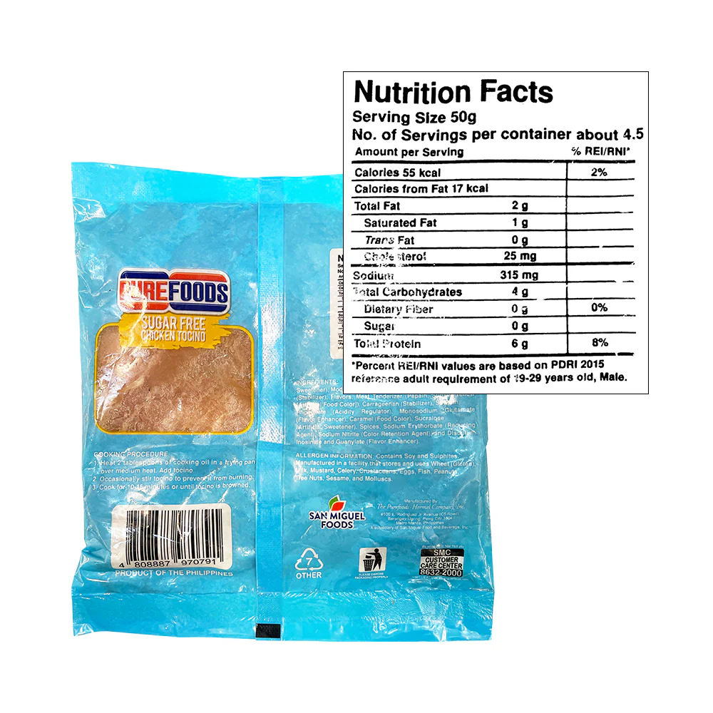 Purefoods Sugar Free Chicken Tocino - Image 2
