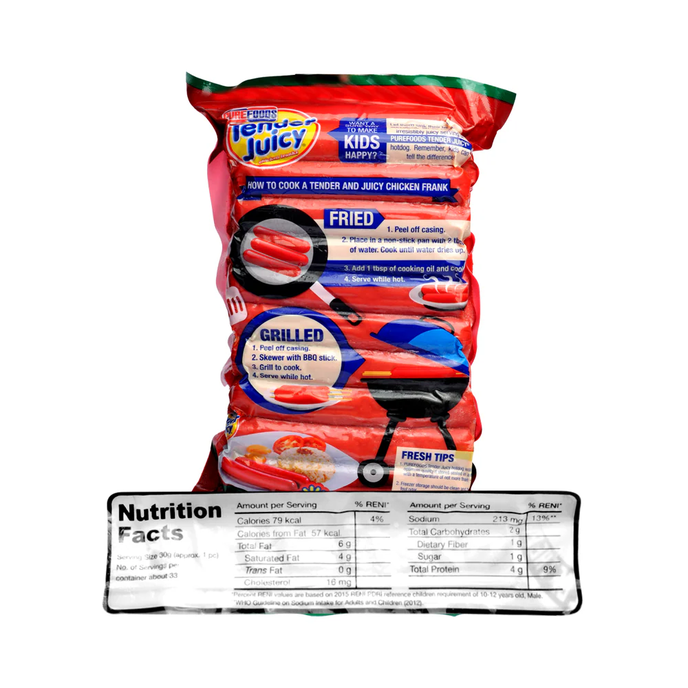 Purefoods Tender Juicy Halal Classic 1kg - Image 2