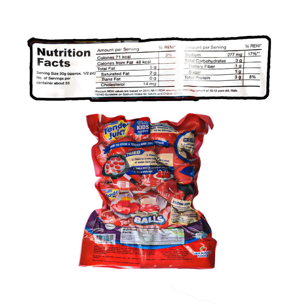Purefoods Tender Juicy Hotdog Balls Without Pork 500g - Image 2