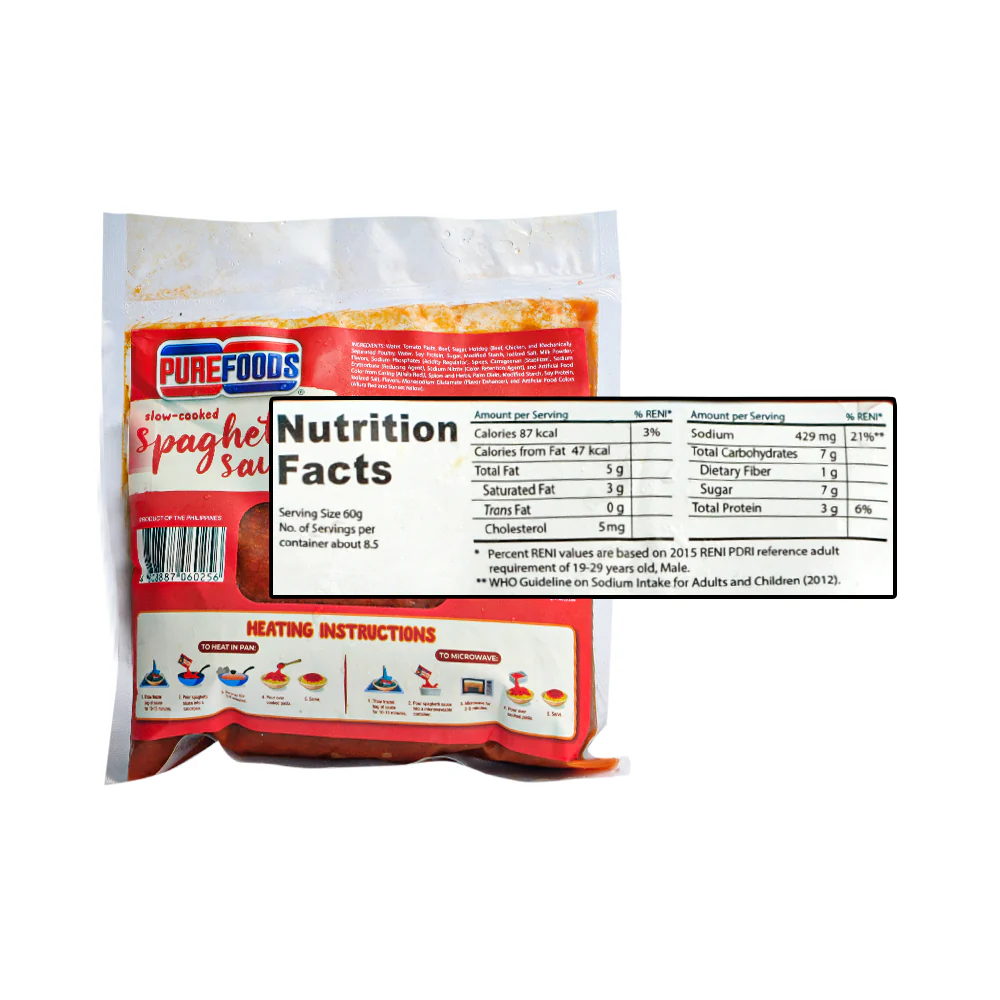 Purefoods Tender Juicy Spaghetti Sauce 500g - Image 2