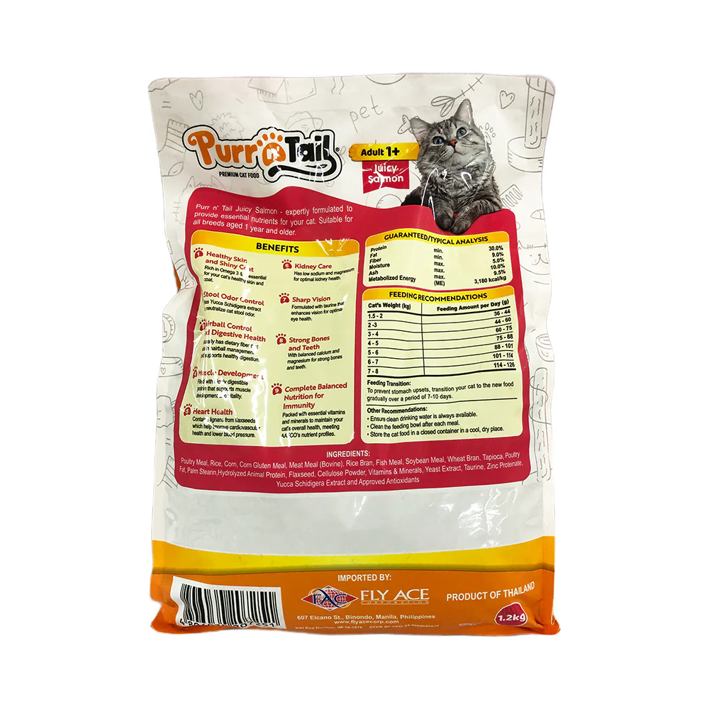 Purr N Tail Juicy Salmon 1.2kg - Image 2