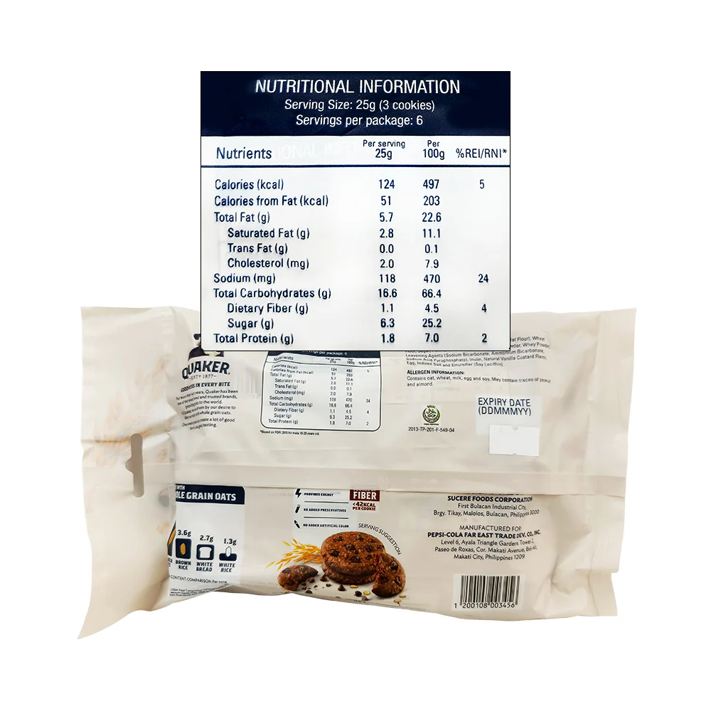 Quaker Oat Cookies Chocolate Chips - Image 2