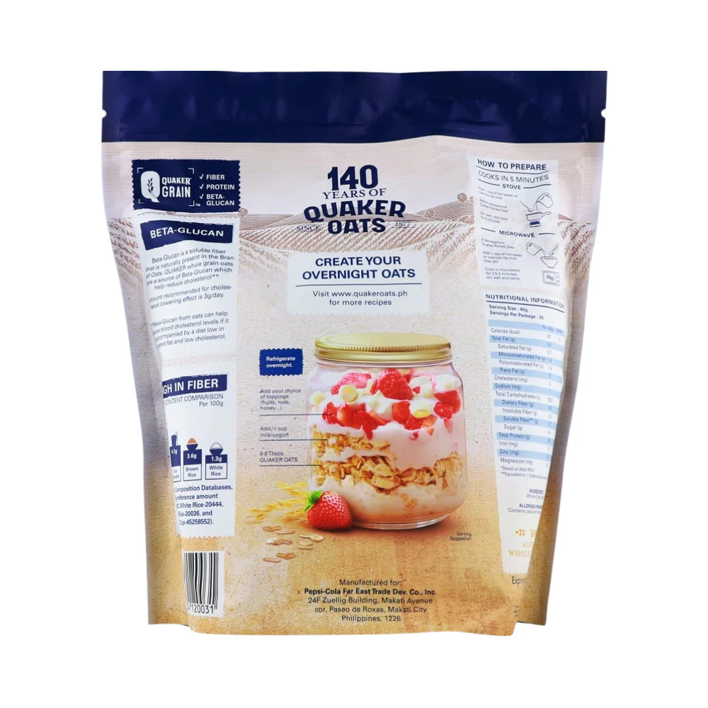 Quaker Rolled Oats Old Fashioned SUP 1.2kg - Image 2