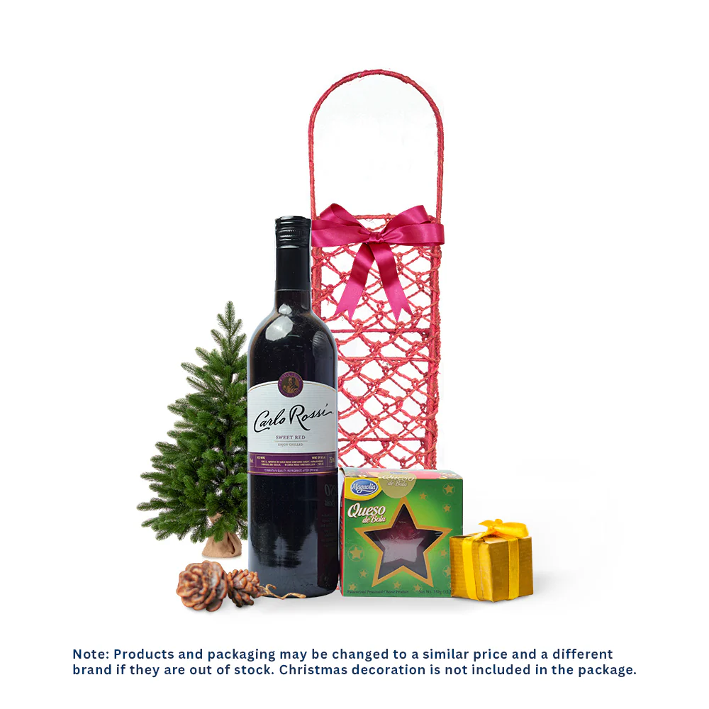 Queso De Bola And Wine Set - Image 3