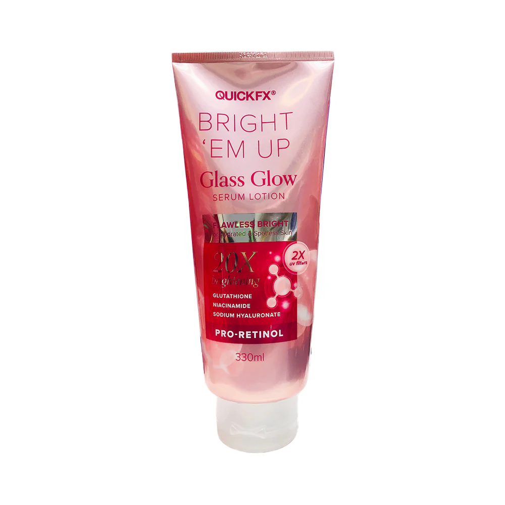 QuickFx Bright Em Up Flawless Bright Serum Lotion 330ml - Image 2