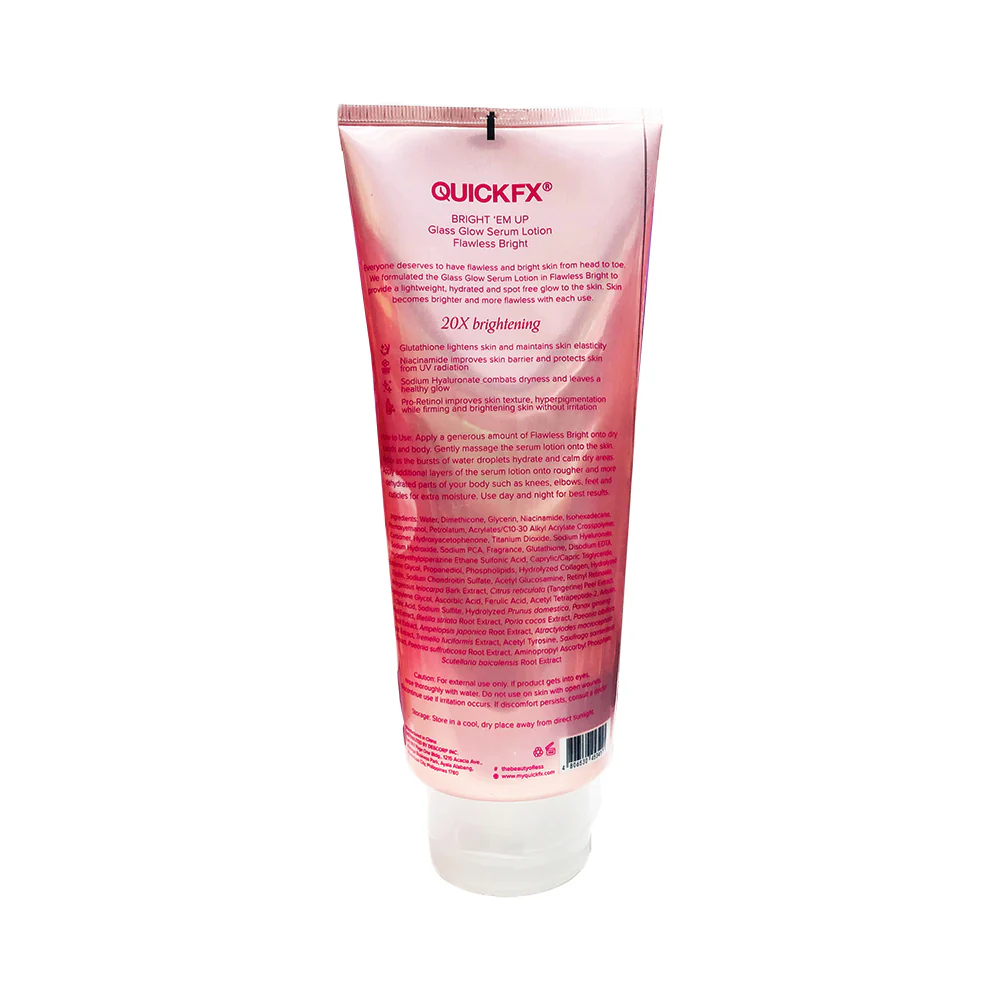 QuickFx Bright Em Up Flawless Bright Serum Lotion 330ml - Image 3
