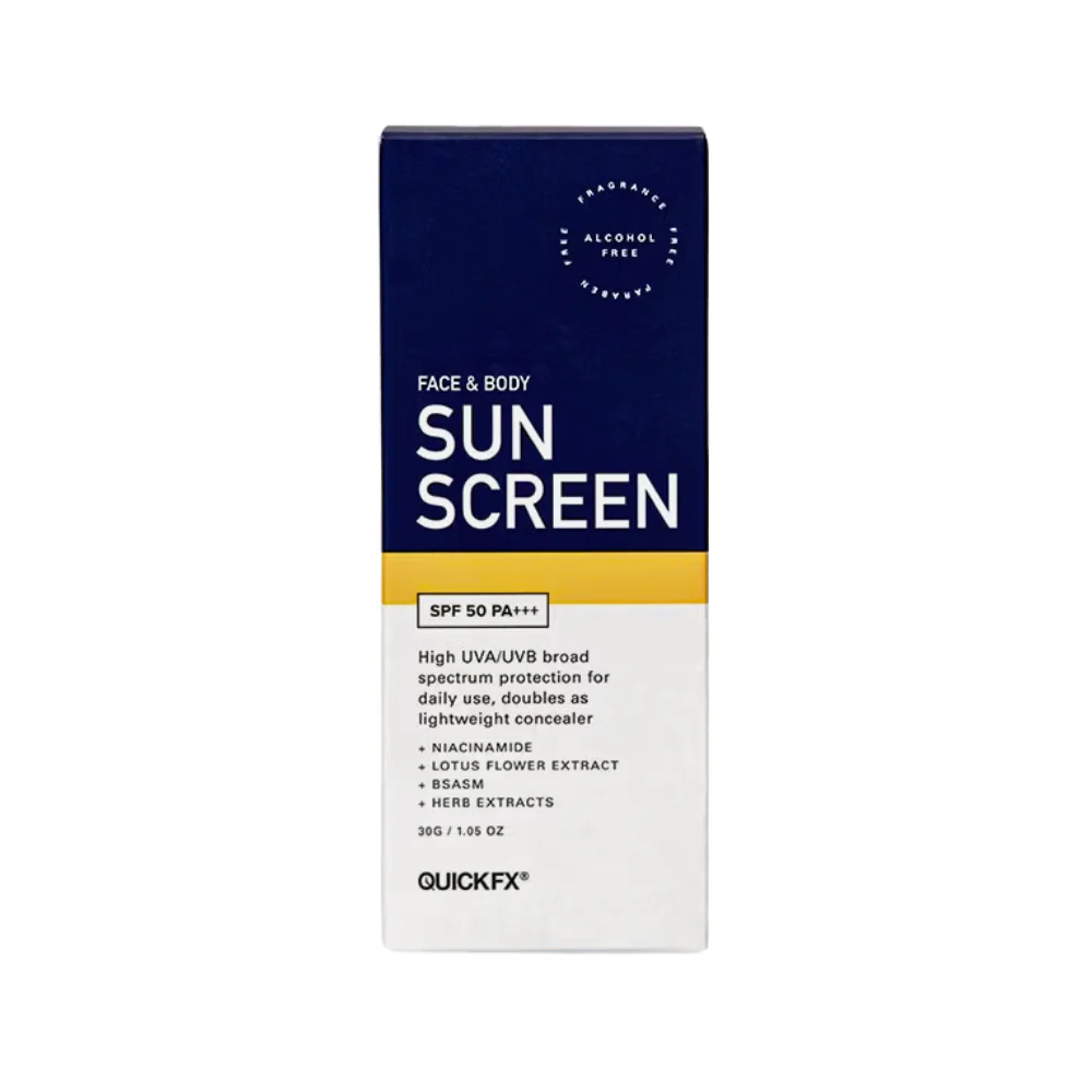 QuickFx Face & Body Sunscreen SPF 50 PA+++ 30g - Image 2