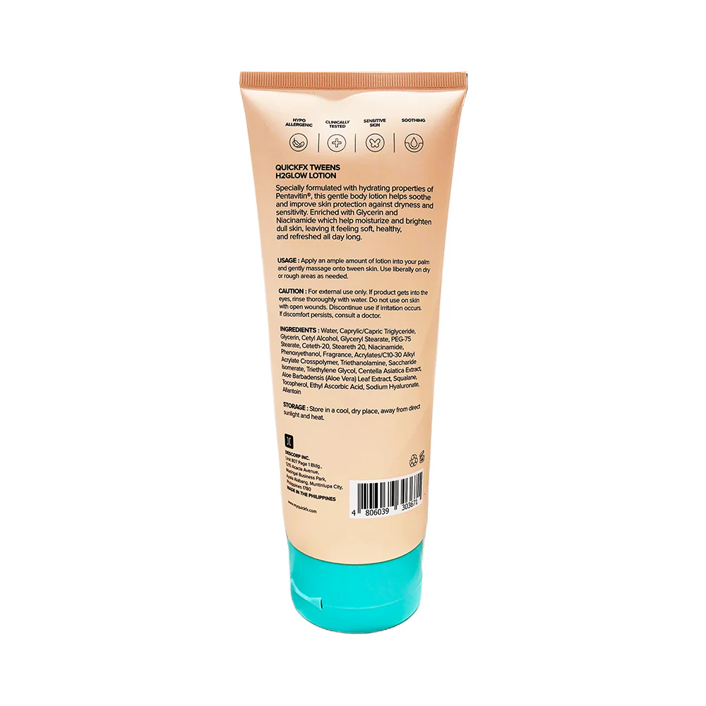 Quickfx H2glow Lotion Made For Tweens 330ml - Image 3