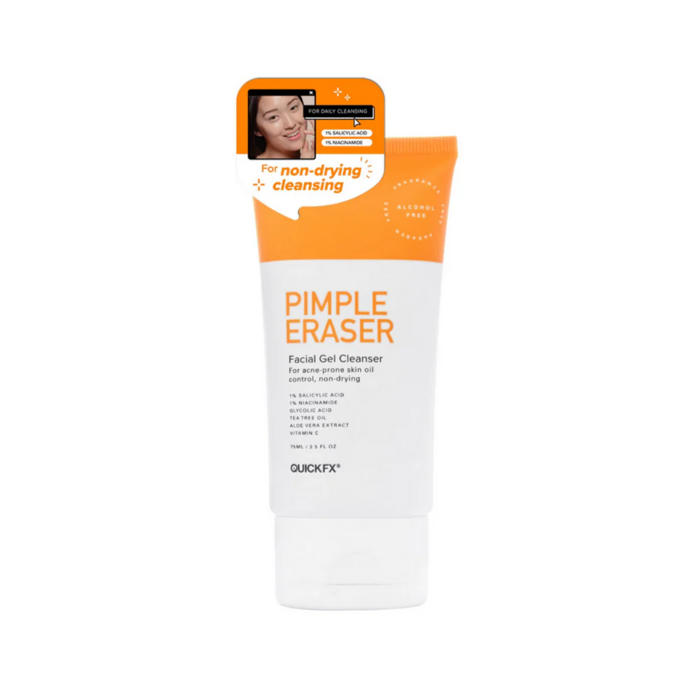 QuickFx Pimple Eraser Facial Gel Cleanser 75ml - Image 2