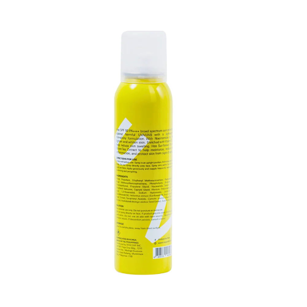 QuickFx Super UV Sunspray Face + Body SPF 50 PA+++ 150ml - Image 3