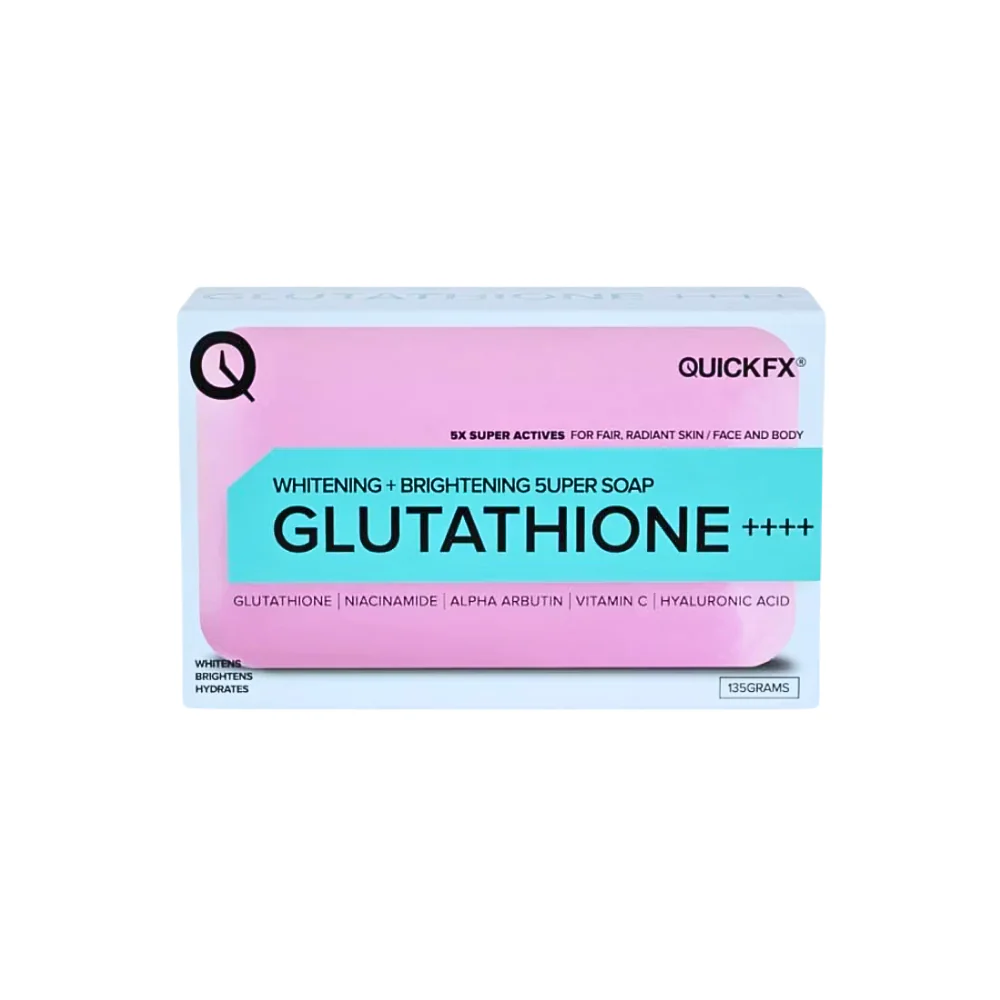 QuickFx Whitening + Brightening Glutathione 5uper Soap 135g - Image 2