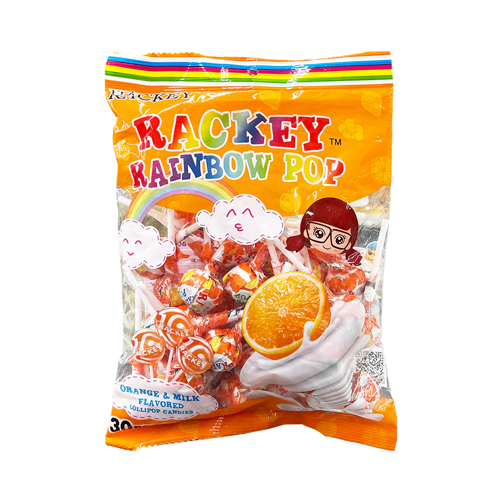 Rackey Rainbow Pop Orange Milk 30's