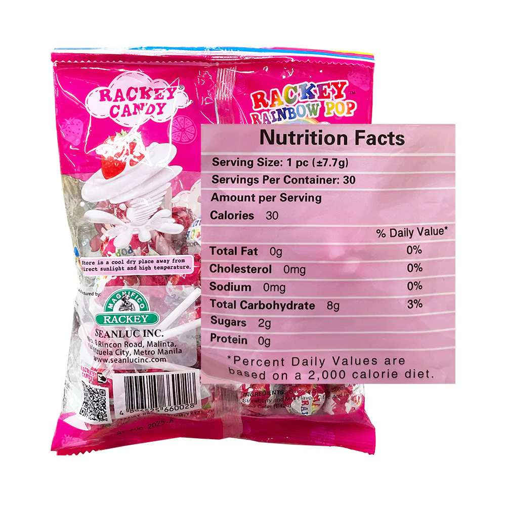 Rackey Rainbow Pop Strawberry Milk 30's - Image 2