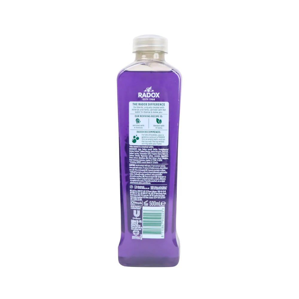 Radox Mineral Therapy Feel Relaxed Bath Soak 500ml - Image 3