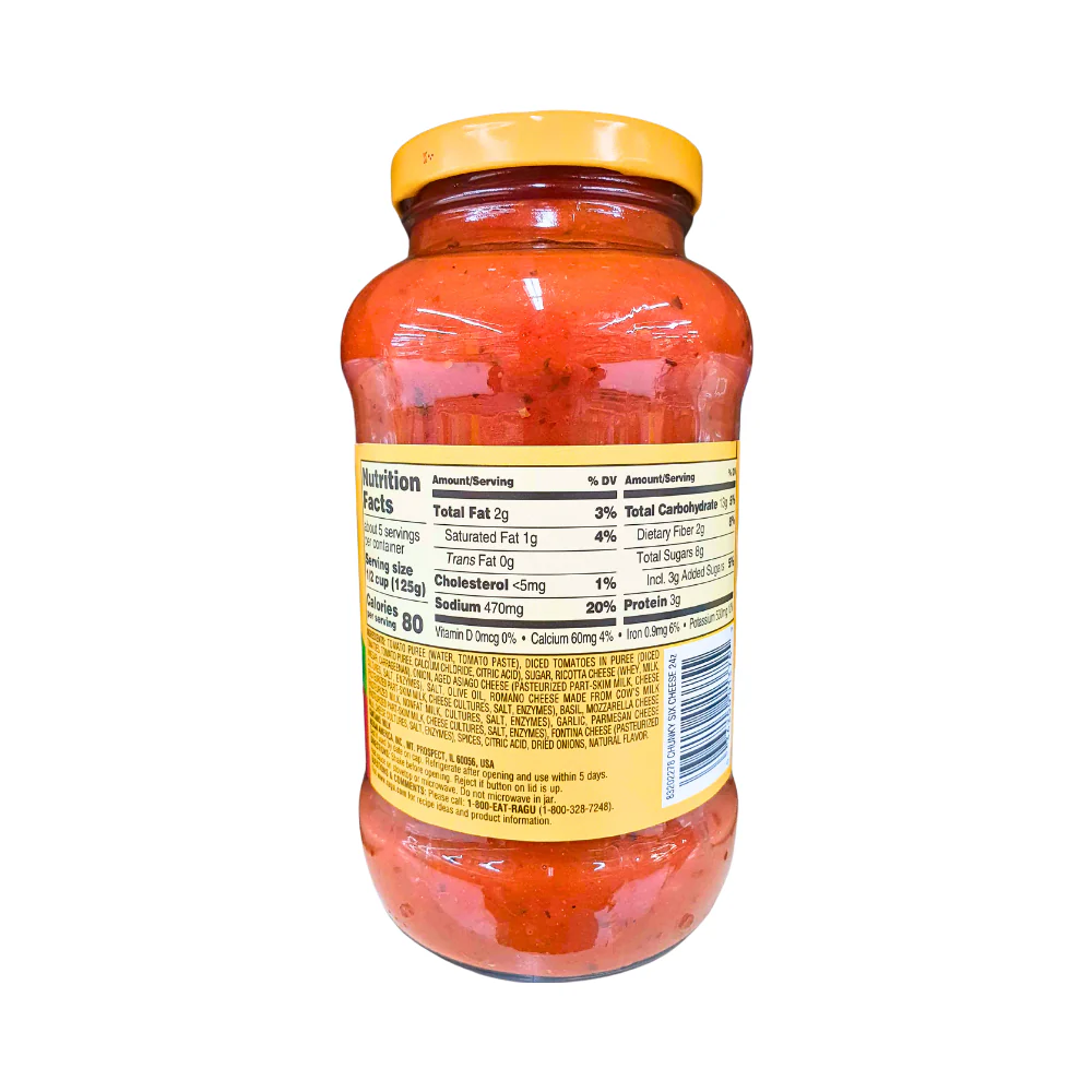 Ragu Chunky Six Cheese Pasta Sauce 680g - Image 2