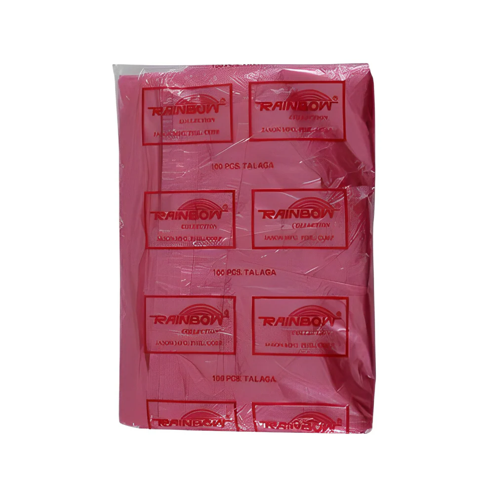Rainbow Plastic Cellophane HD Color 7 x 14in 100's - Image 2