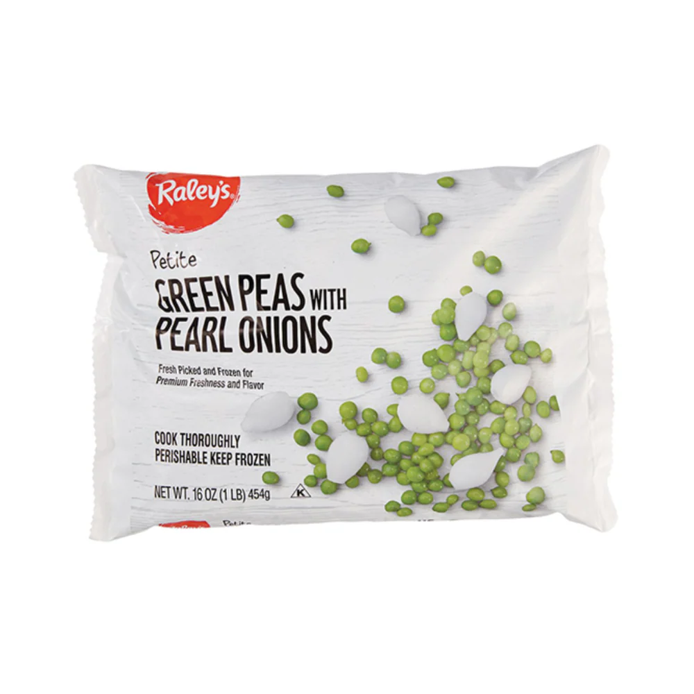 Raleys Petite Green Peas With Pearl Onions 454g - Image 2