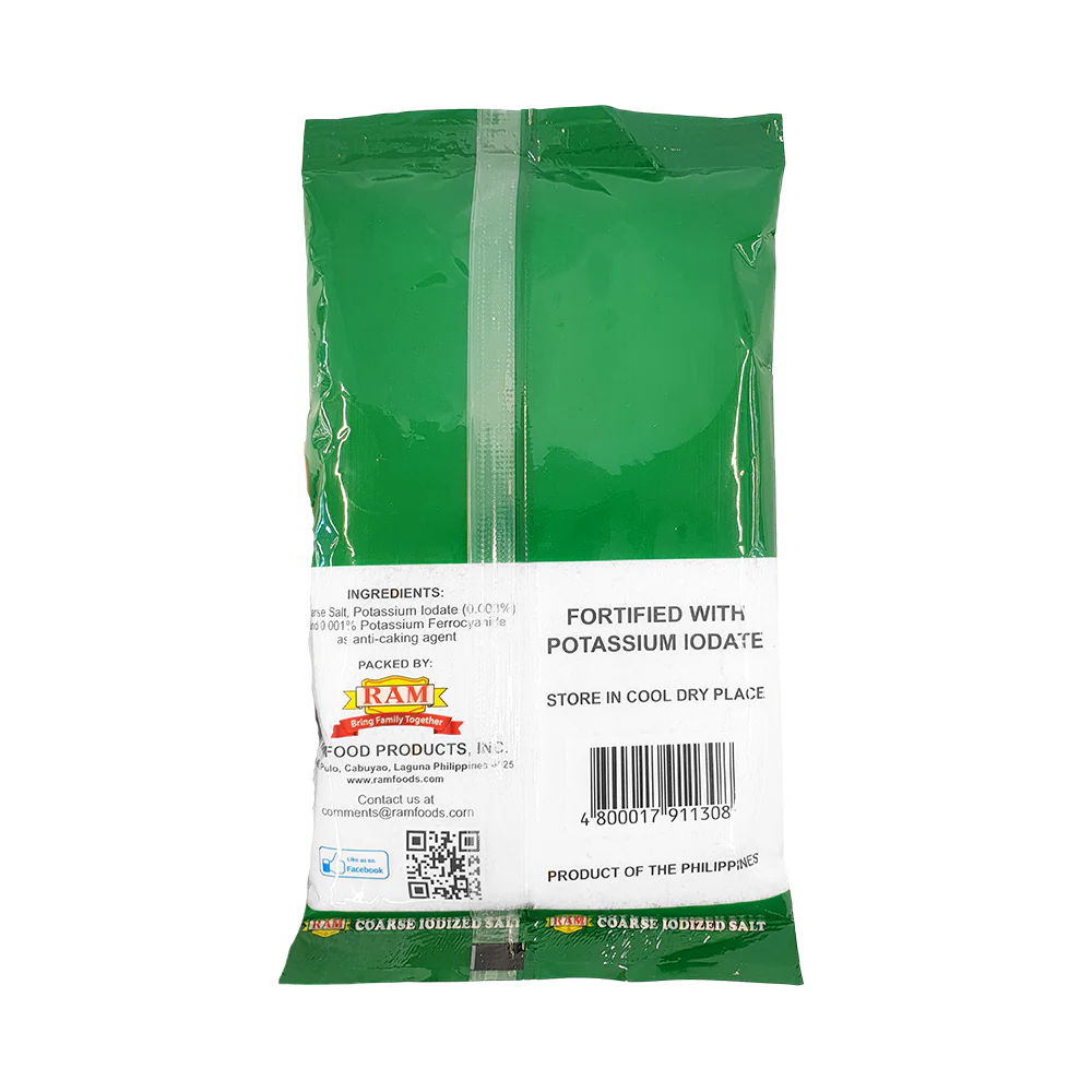 Ram Coarse Iodized Salt 250g - Image 2