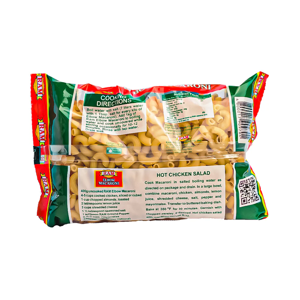 Ram Elbow Premium Macaroni 400g - Image 2